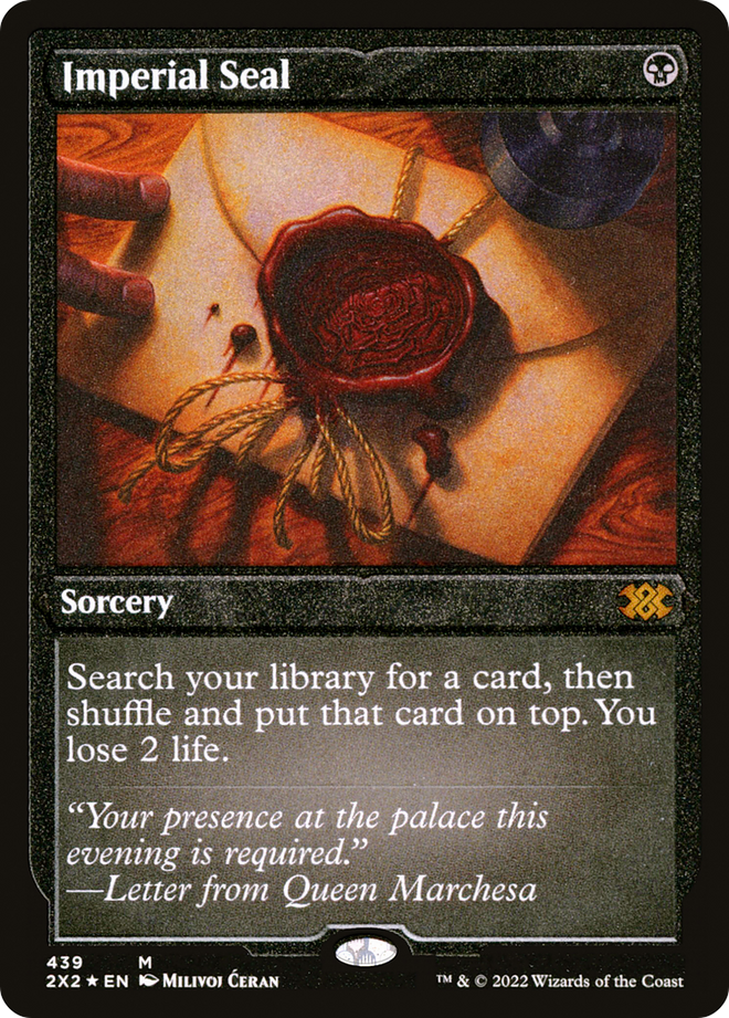 Imperial Seal (Foil Etched) [Double Masters 2022]