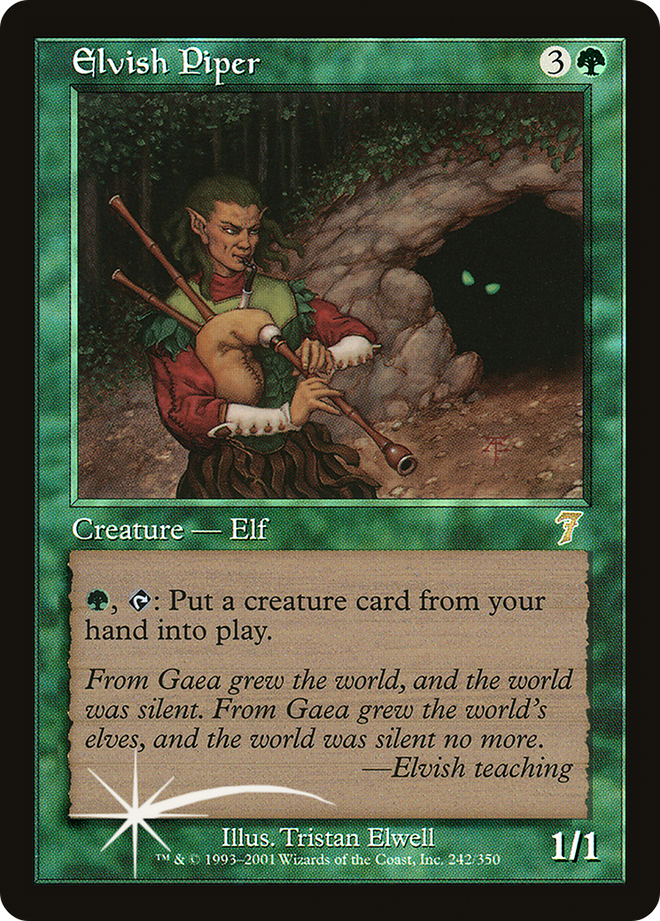 Elvish Piper [Seventh Edition]