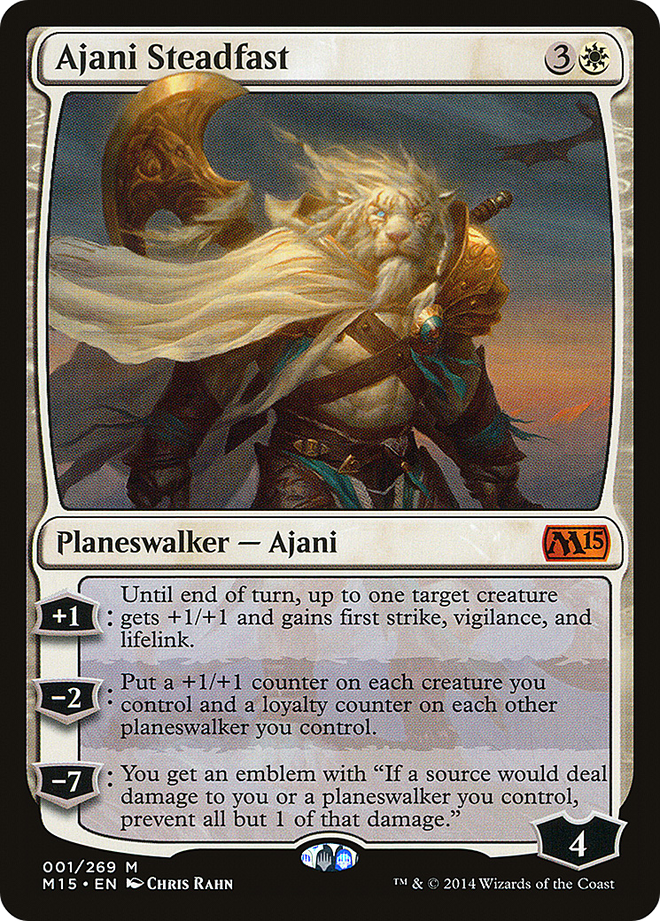 Ajani Steadfast (M15-001) - Magic 2015