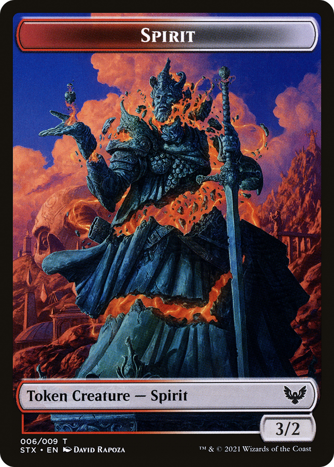 Spirit Token [Strixhaven: School of Mages Tokens]