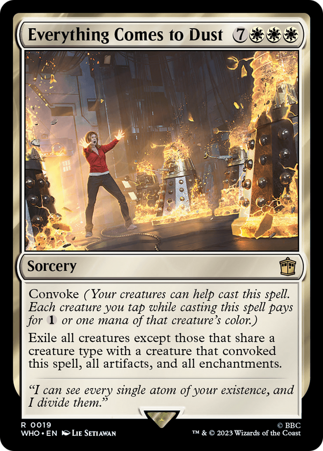 Everything Comes to Dust [Doctor Who]