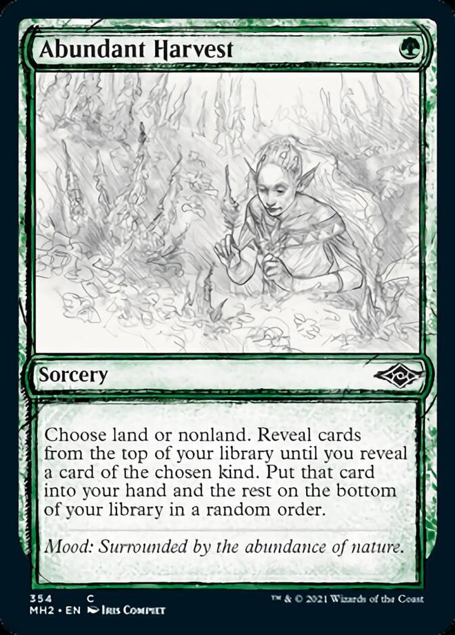 Abundant Harvest (Showcase) (MH2-354) - Modern Horizons 2: (Showcase)