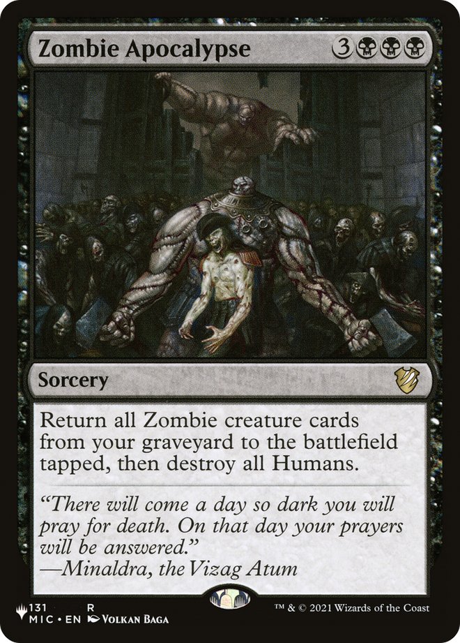 Zombie Apocalypse [The List]