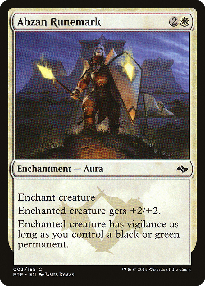 Abzan Runemark (FRF-003) - Fate Reforged