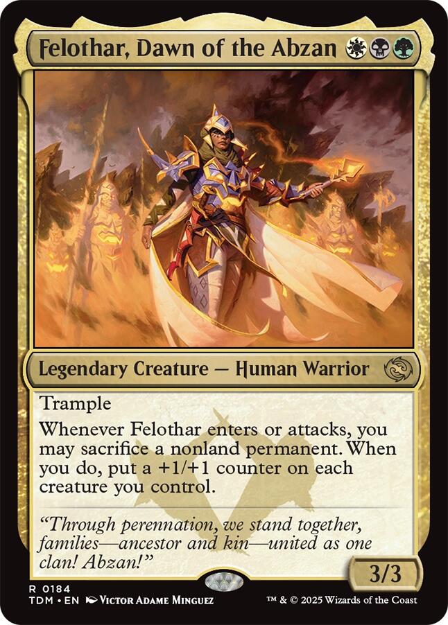 Felothar, Dawn of the Abzan [TDM - 184] - Anime Alley