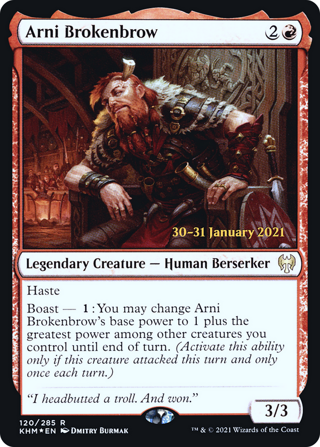 Arni Brokenbrow [Kaldheim Prerelease Promos]