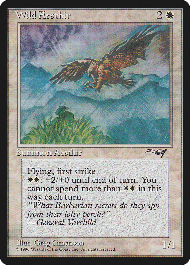 Wild Aesthir (Lightning Background) [Alliances]