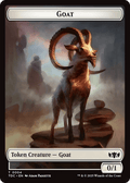Goat // Timeless Witness Double - Sided Token [Tarkir: Dragonstorm Commander Tokens] - Anime Alley