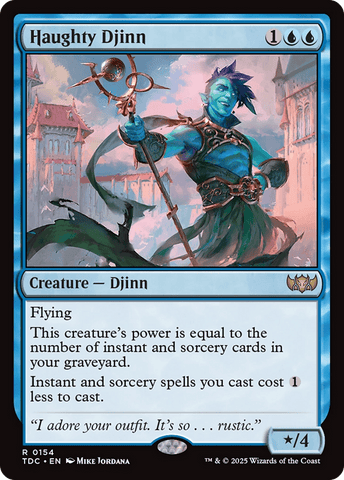 Haughty Djinn [Tarkir: Dragonstorm Commander] - Anime Alley