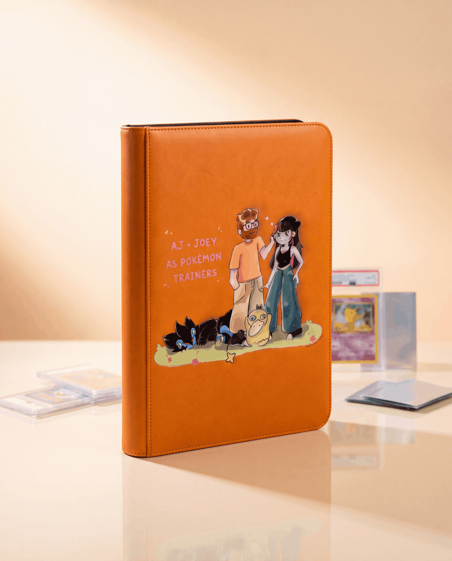 Custom Art TCG Binder ~ Upload Your Own Design | 9-Pocket Zippered Card Album