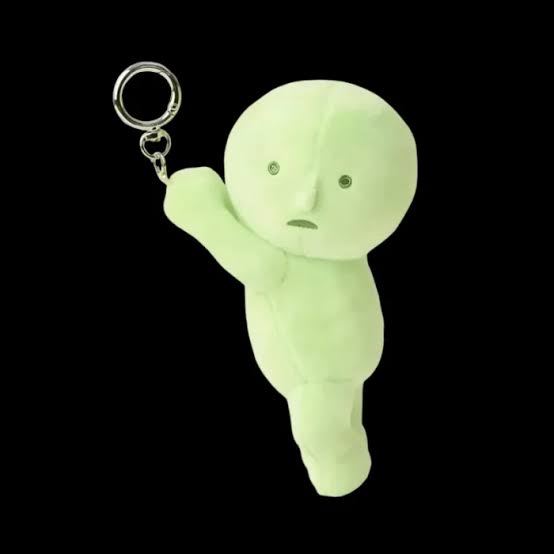Smiski Plush Keychain - Hanging On!