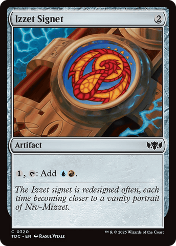 Izzet Signet [Tarkir: Dragonstorm Commander] - Anime Alley