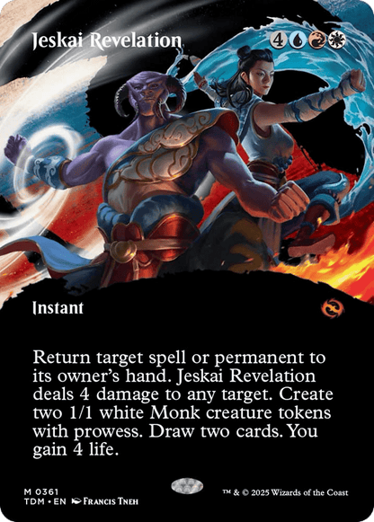 Jeskai Revelation (Borderless) [Tarkir: Dragonstorm] - Anime Alley