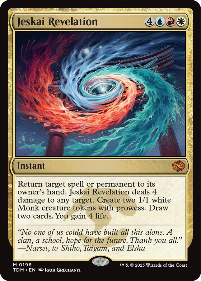 Jeskai Revelation [TDM - 196] - Anime Alley