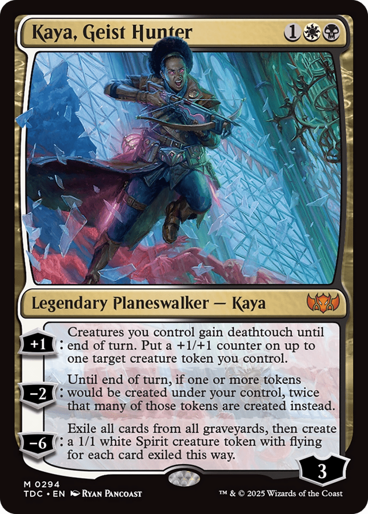 Kaya, Geist Hunter [Tarkir: Dragonstorm Commander] - Anime Alley