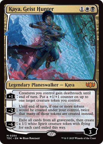 Kaya, Geist Hunter [Tarkir: Dragonstorm Commander] - Anime Alley