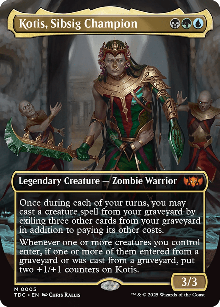 Kotis, Sibsig Champion (Borderless) [Tarkir: Dragonstorm Commander] - Anime Alley