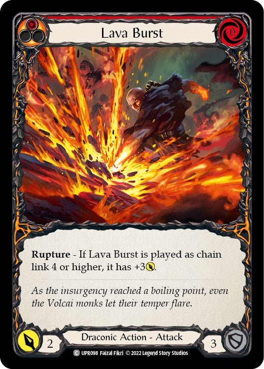 Lava Burst [UPR - 098] - Anime Alley