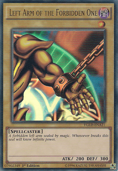 Left Arm of the Forbidden One [YGLD - ENA21] Ultra Rare - Anime Alley