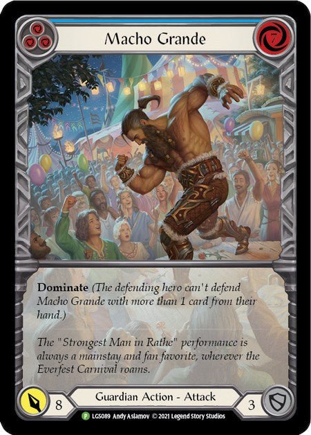 Macho Grande (Blue) - LGS089 [PR - 089] - Anime Alley