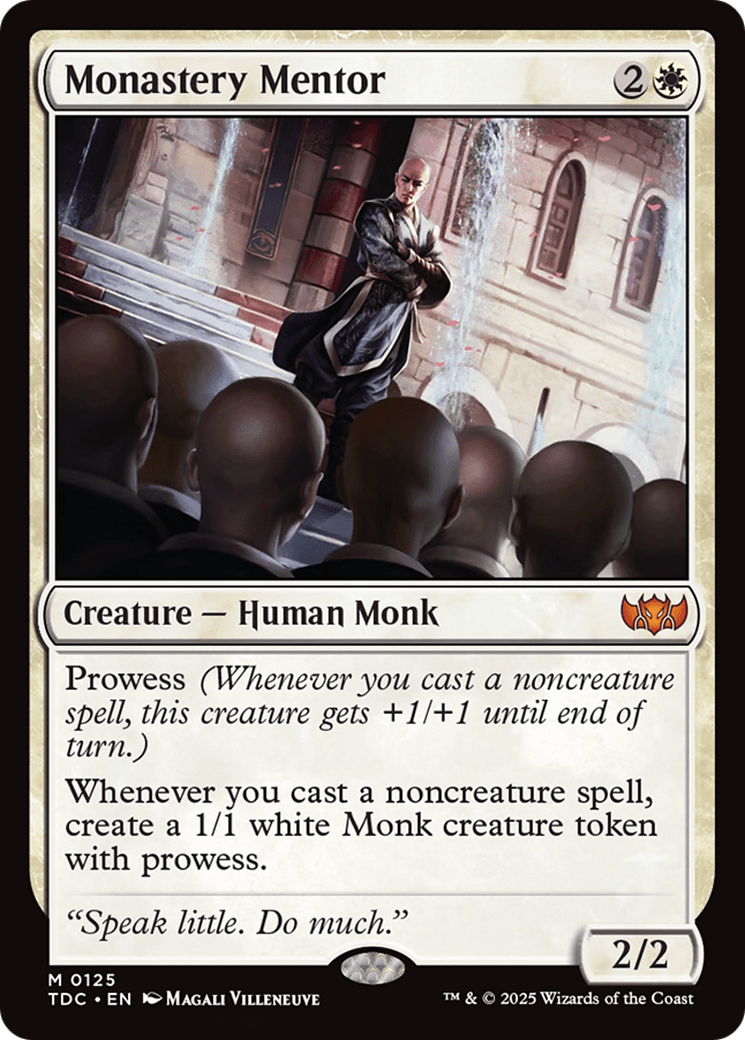 Monastery Mentor [Tarkir: Dragonstorm Commander] - Anime Alley