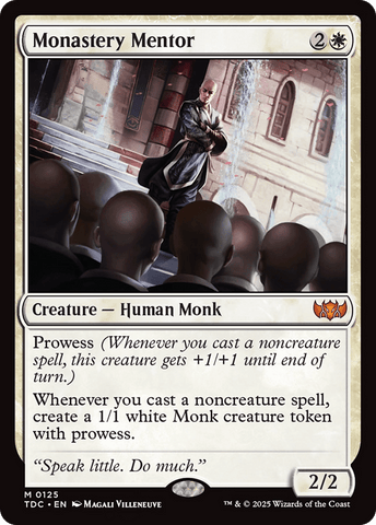 Monastery Mentor [Tarkir: Dragonstorm Commander] - Anime Alley