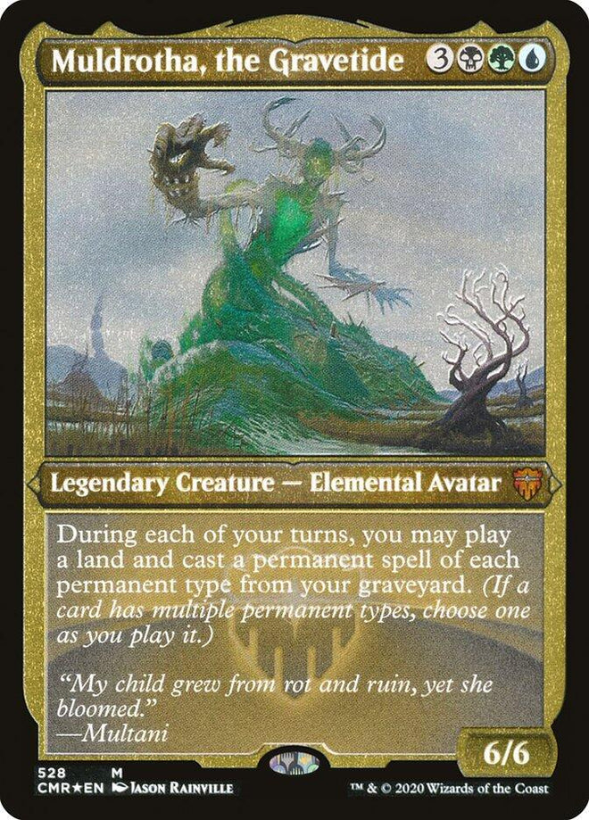 Muldrotha, the Gravetide (Foil Etched) [CMR - 528] - Anime Alley