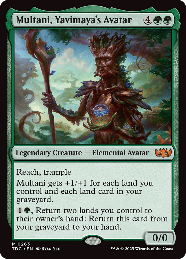 Multani, Yavimaya's Avatar [Tarkir: Dragonstorm Commander] - Anime Alley