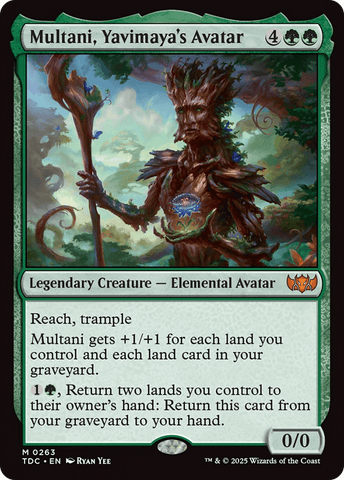 Multani, Yavimaya's Avatar [Tarkir: Dragonstorm Commander] - Anime Alley