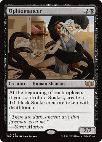 Ophiomancer [Tarkir: Dragonstorm Commander] - Anime Alley