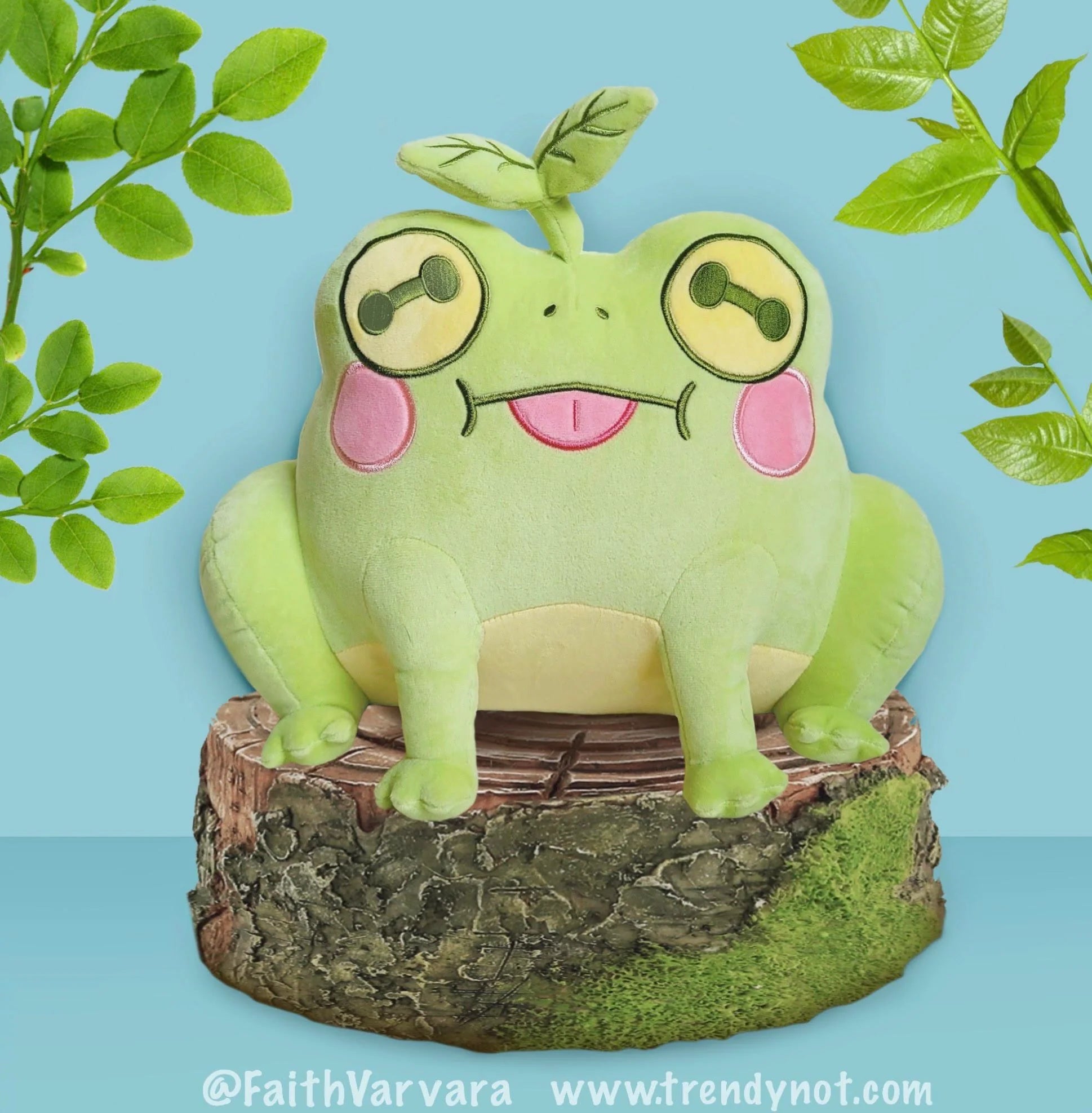 Bumbleberry Hollows Plush - Persimmon the Frog