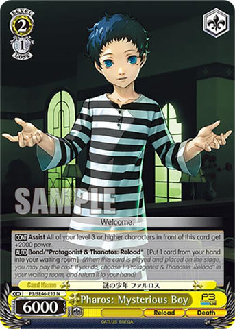 Pharos: Mysterious Boy (P3/SE46 - E13N) [Persona 3 Reload Premium Booster] - Anime Alley