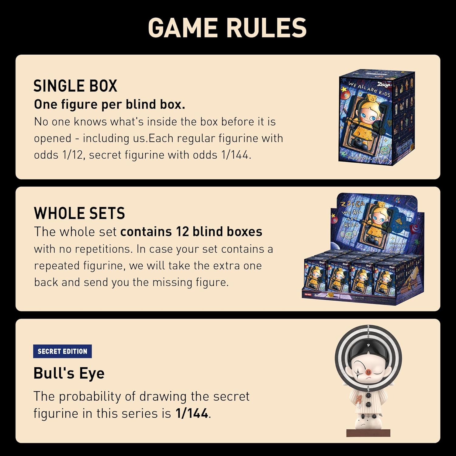POP MART Zsiga We All are Kids Series Figures, Zsiga Blind Box Figures - Anime Alley