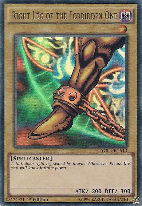 Right Leg of the Forbidden One [YGLD - ENA18] Ultra Rare - Anime Alley