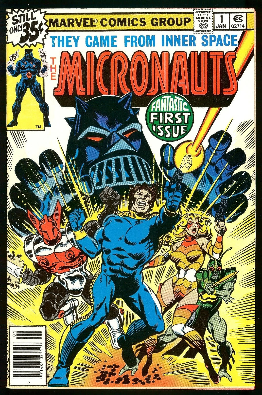 Micronauts #1 1st Series! VF Newstand Variant! FD