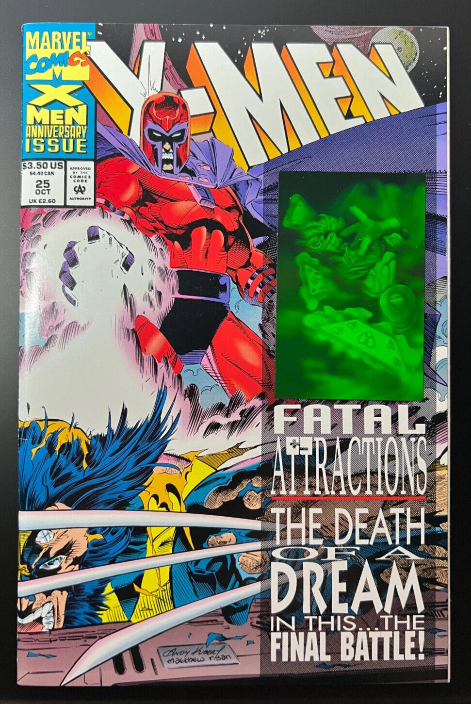 X-Men #25 Holo Cover - NM
