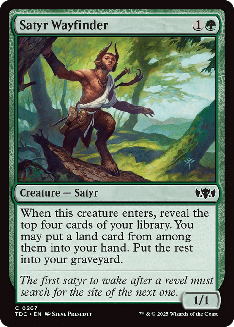 Satyr Wayfinder [Tarkir: Dragonstorm Commander] - Anime Alley