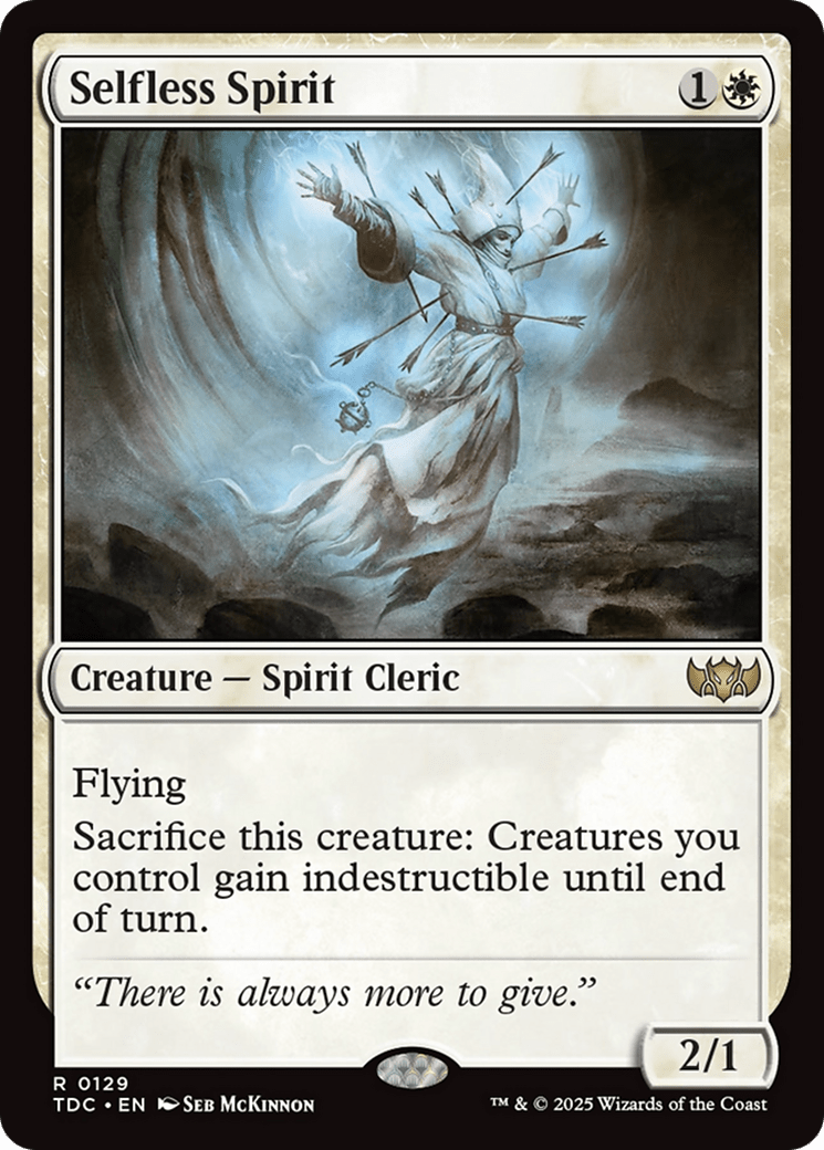Selfless Spirit [Tarkir: Dragonstorm Commander] - Anime Alley