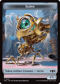 Servo // Warrior Double - Sided Token [Tarkir: Dragonstorm Commander Tokens] - Anime Alley