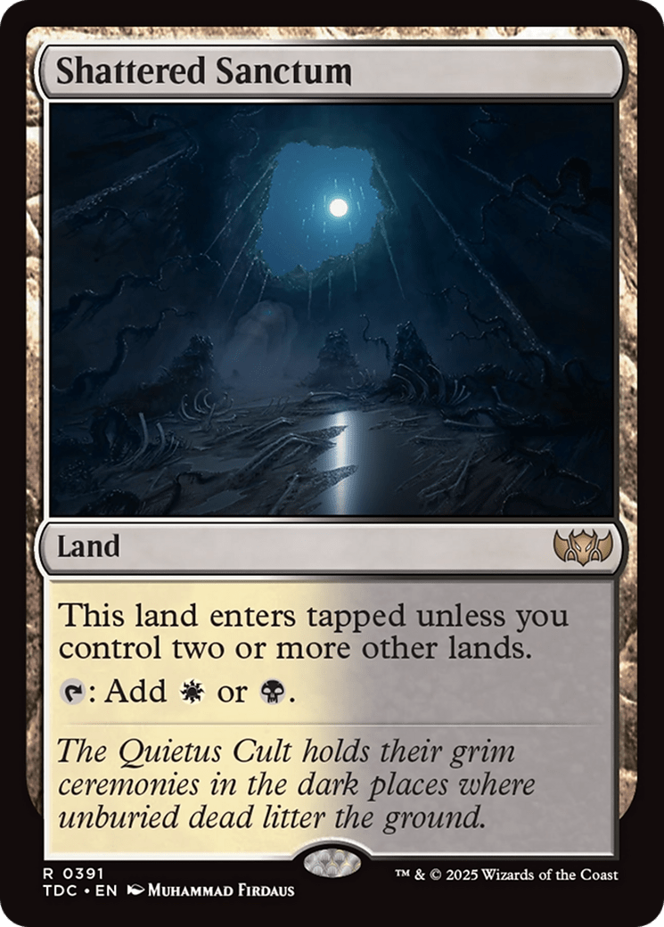 Shattered Sanctum [Tarkir: Dragonstorm Commander] - Anime Alley