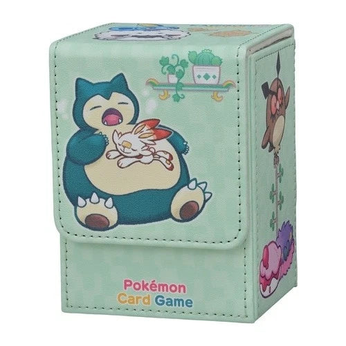 Pokemon Official Card Game Flip Deck Case Snorlax