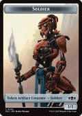 Solider (0032) // Copy Double - Sided Token [Tarkir: Dragonstorm Commander Tokens] - Anime Alley