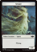 Spirit // Treasure Double - Sided Token [Tarkir: Dragonstorm Commander Tokens] - Anime Alley
