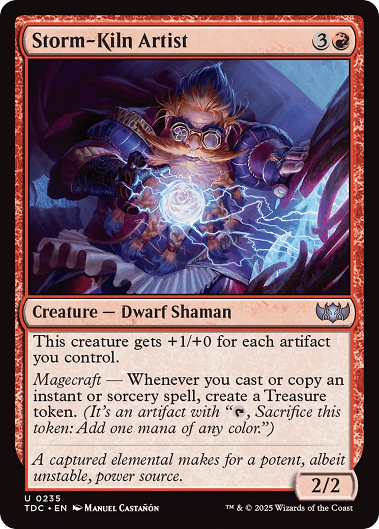 Storm - Kiln Artist [Tarkir: Dragonstorm Commander] - Anime Alley