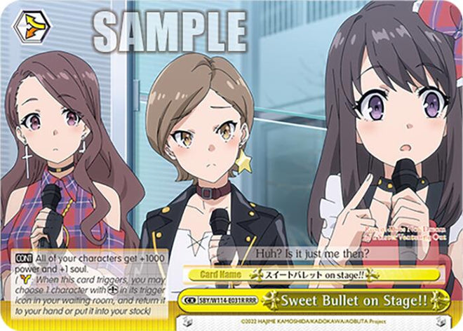 Sweet Bullet on Stage!! (SBY/W114 - E031R RRR) [Rascal Does Not Dream Series] - Anime Alley