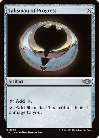 Talisman of Progress [Tarkir: Dragonstorm Commander] - Anime Alley