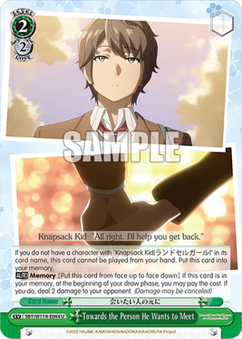 Towards the Person He Wants to Meet (SBY/W114 - E044 U) [Rascal Does Not Dream Series] - Anime Alley