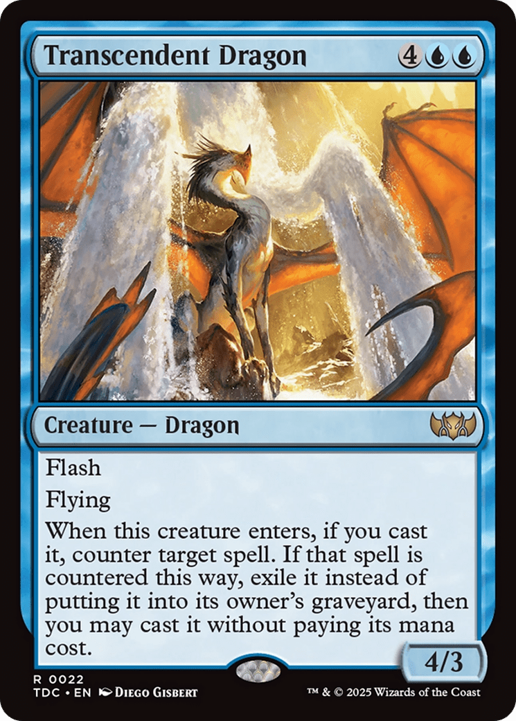 Transcendent Dragon [Tarkir: Dragonstorm Commander] - Anime Alley