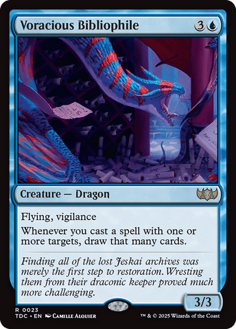 Voracious Bibliophile [Tarkir: Dragonstorm Commander] - Anime Alley