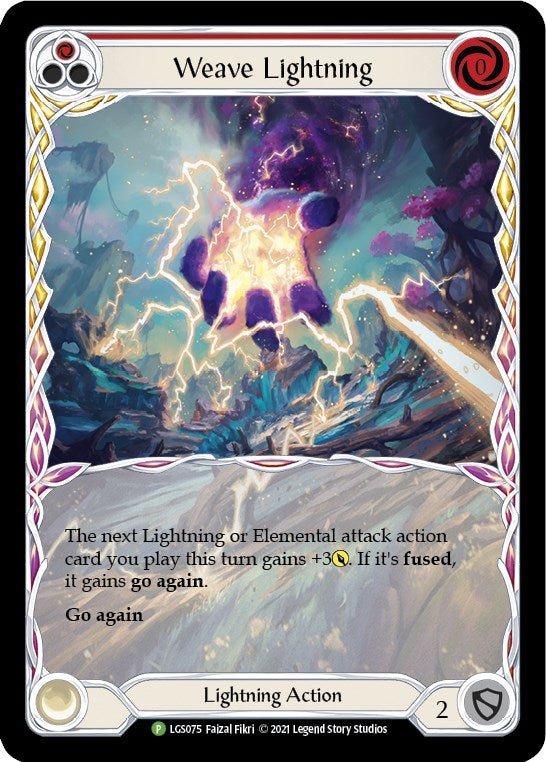 Weave Lightning (Red) - LGS075 [PR - 075] - Anime Alley